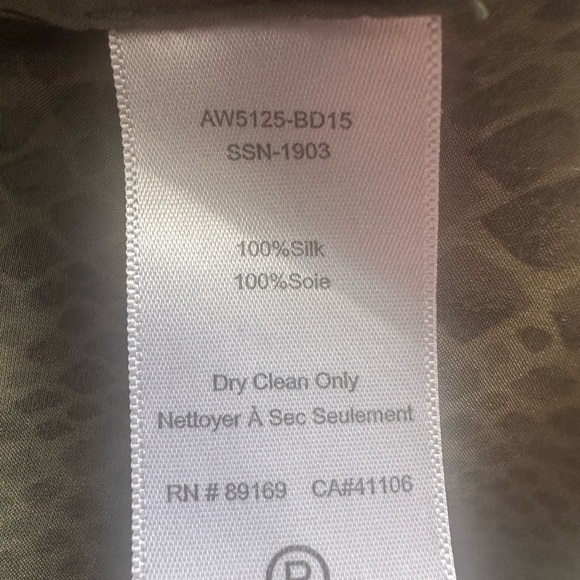 ATM Anthony Thomas Melillo Gorgeous Silk Snake-Print Camisole Size L 🖤 - Picture 2 of 7